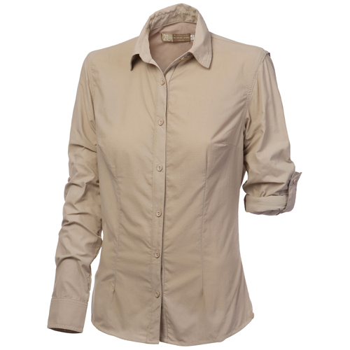Women's safari shirt with key safari shirt features, by The Safari Store